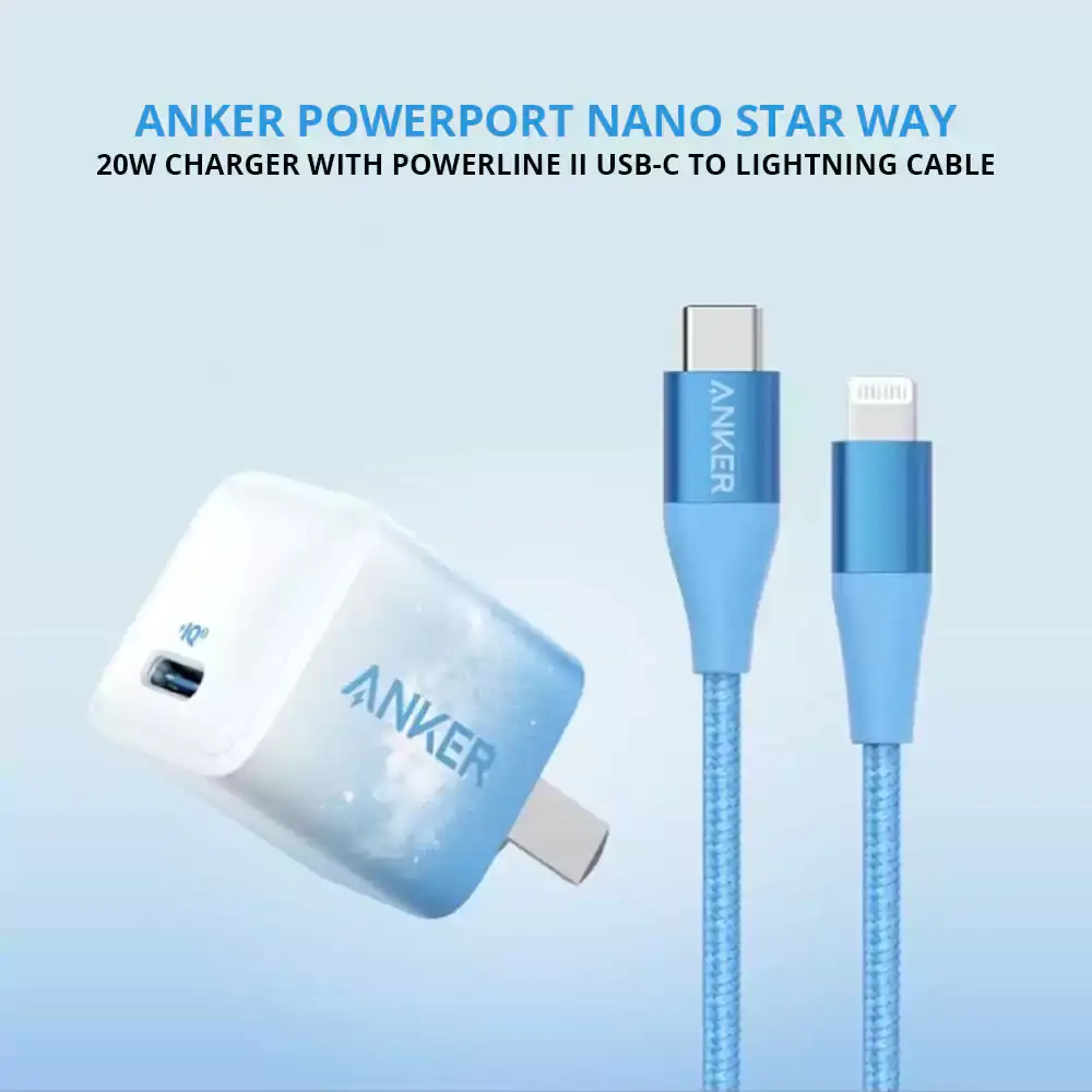 Anker A9541 Braided USB-C to Lightning Cable 1.2m