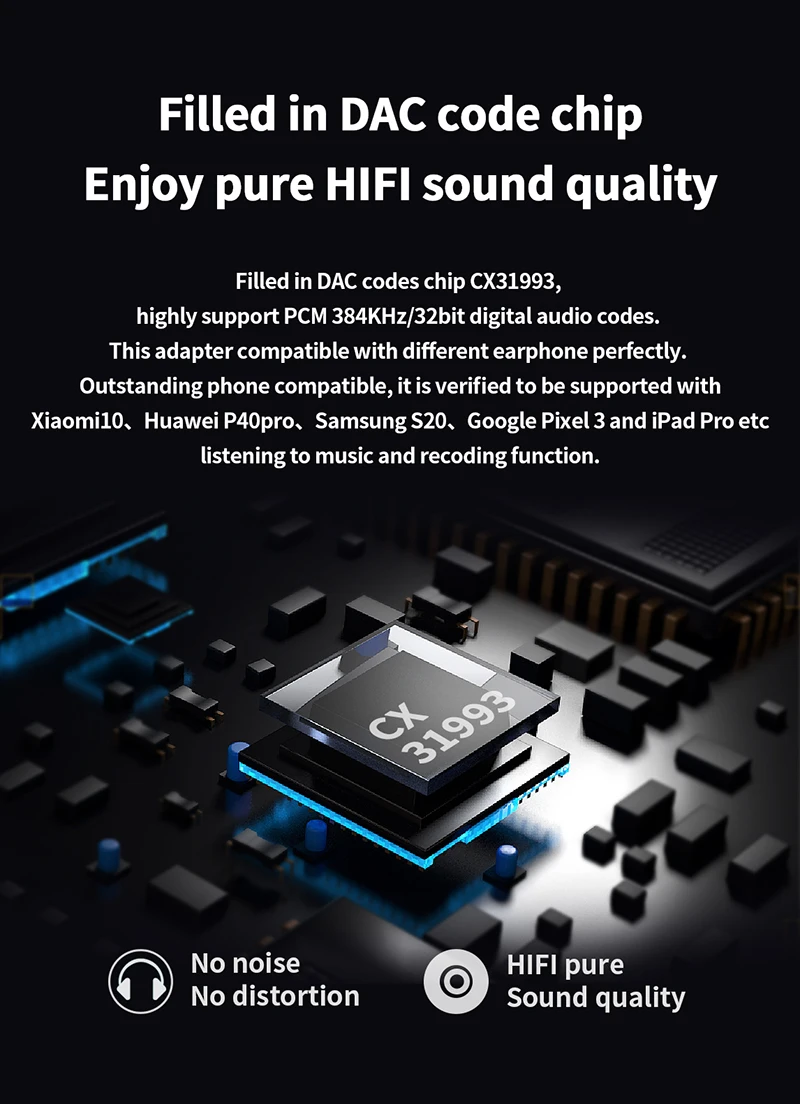 JCALLY JA3T Digital Audio Portable DAC Type-C to 3.5mm (32bit/384KHz) – L Plug