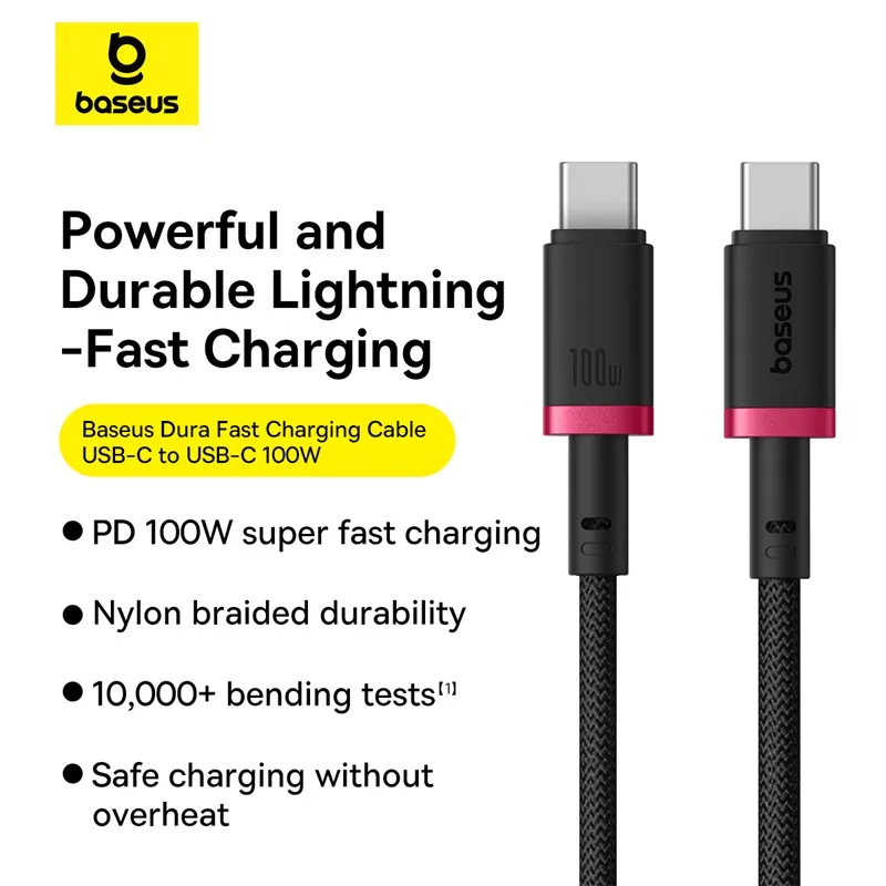 Baseus Dura Series PD 100W Fast Charging Cable