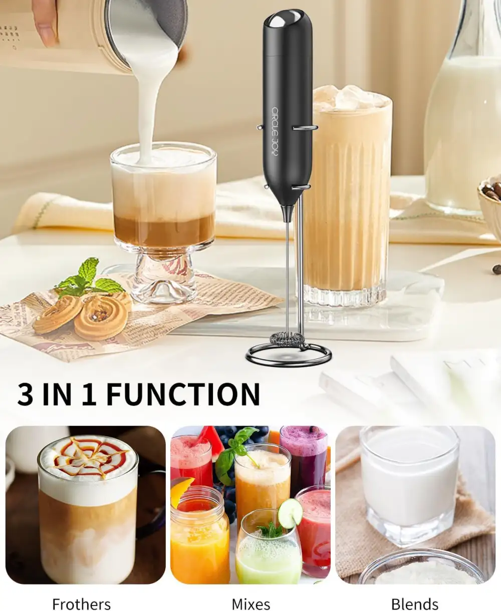 Circle Joy CJ-EMF07 Star Moon Series Electric Milk Frother