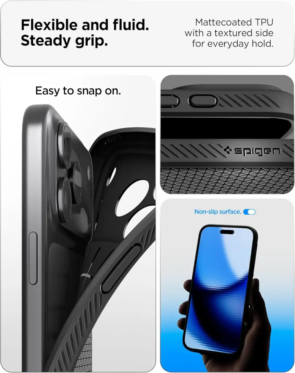 Spigen Liquid Air Case For iPhone 17 Pro & iPhone 17 Pro Max