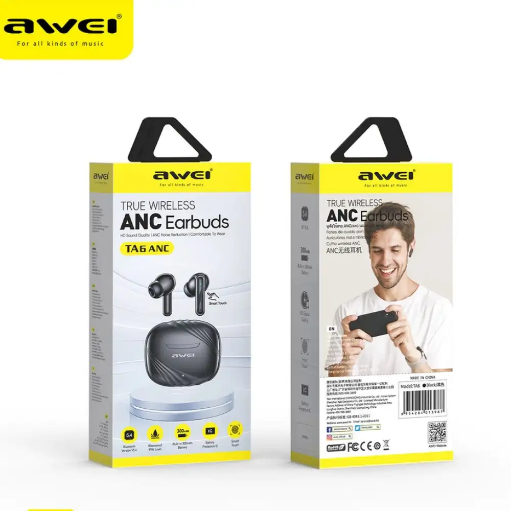 Awei TA6 ANC Wireless Earbuds