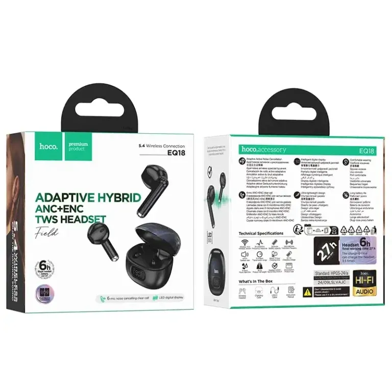 Hoco EQ18 ANC Wireless Earbuds