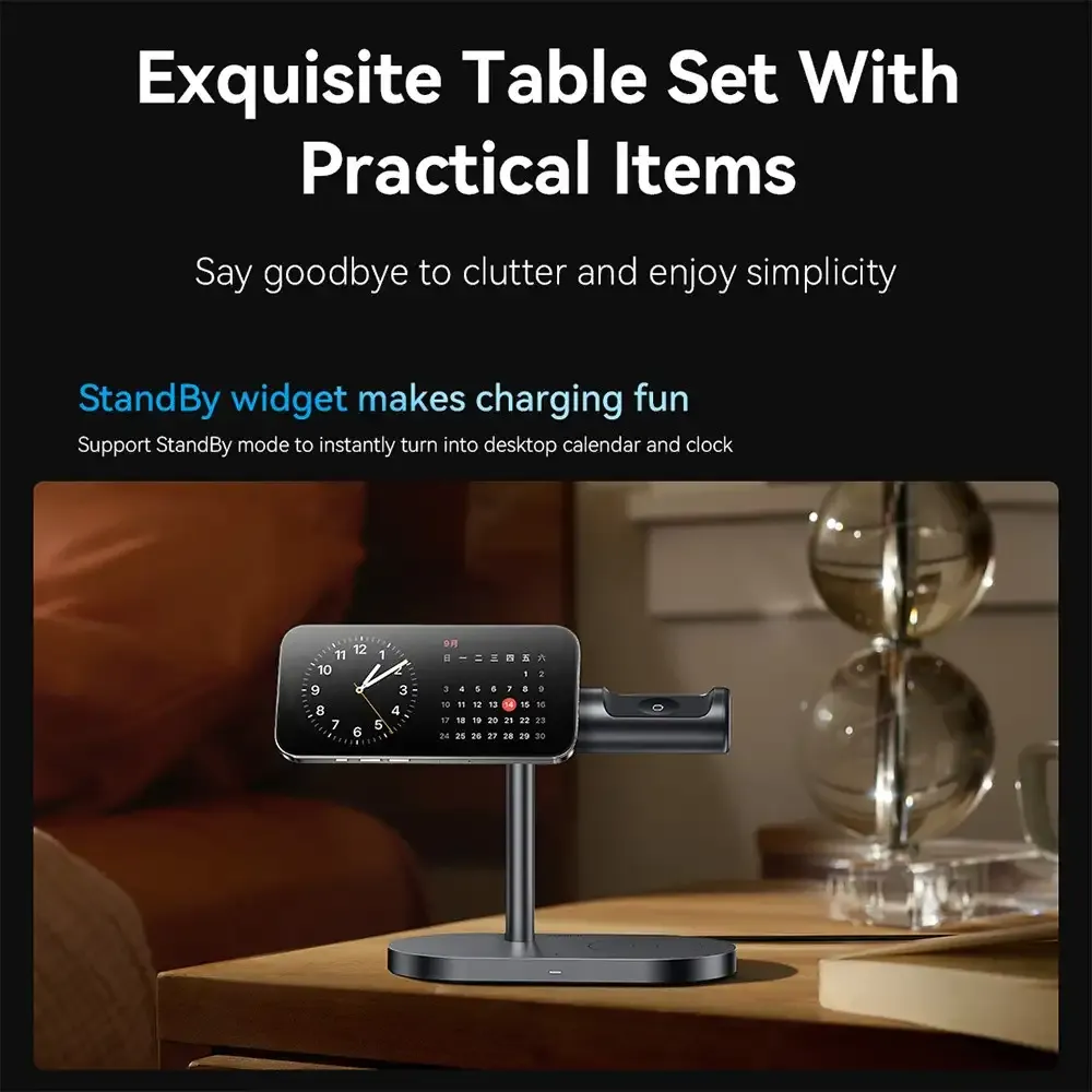 MAXCO MW16 Magnetic Qi2 Wireless Charger Stand Fast Charging