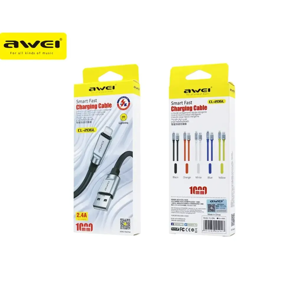 Awei CL-206L Lightning Fast Charging Cable