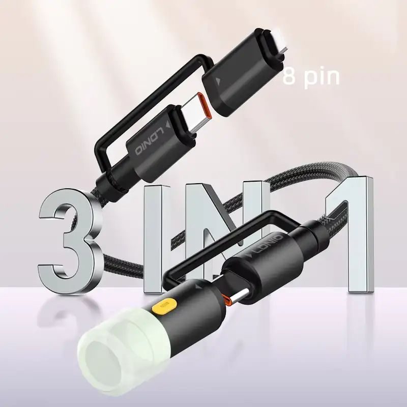LDNIO LC19 65W Fast Charging Data Cable