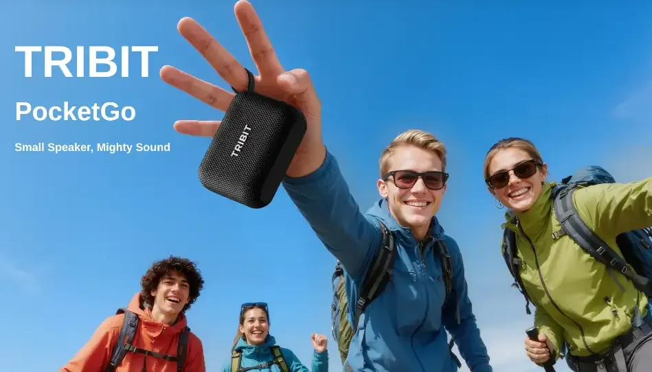 TRIBIT PocketGo Ultra Portable Bluetooth Speaker