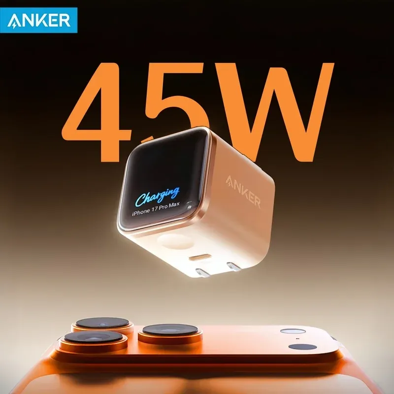 45W GaN Charger with Display 