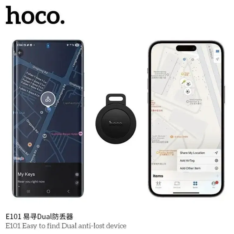 Hoco E101 Device Tracker Smart Finder Device Dual