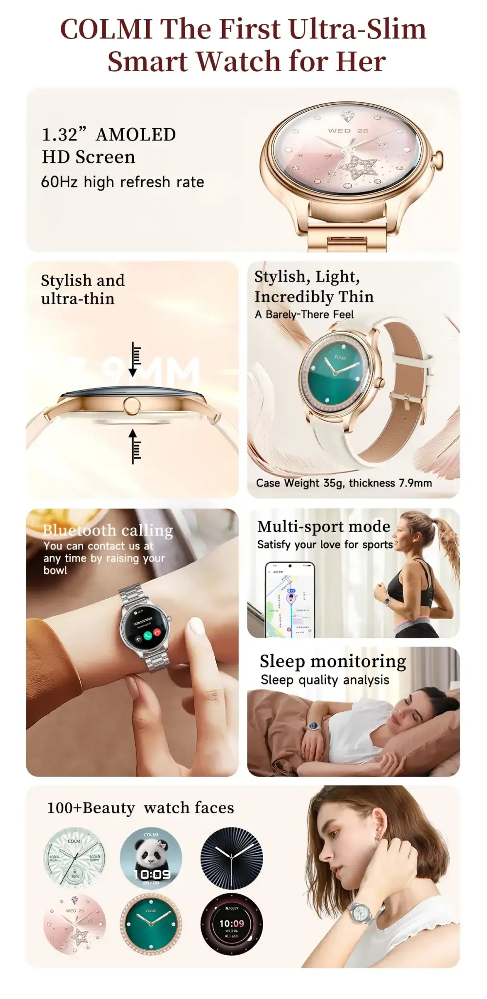 COLMI L28 Smart Watch with Fitness Tracking