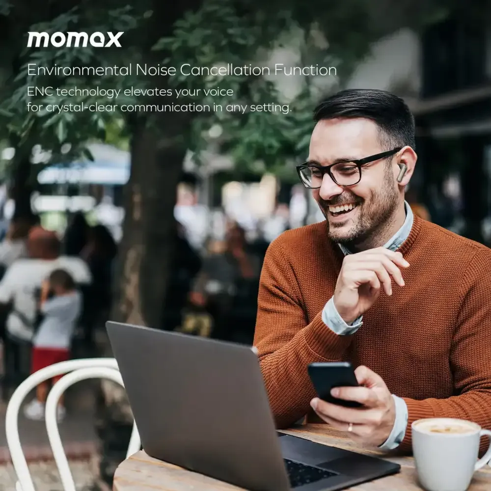 Momax 1 Vibe Lite Noise Cancelling TWS Earbuds