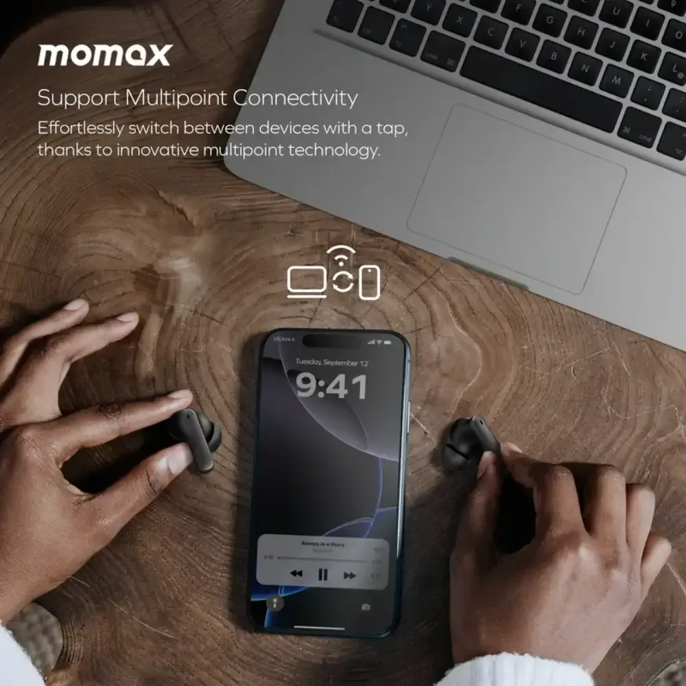 Momax 1 Vibe Lite Noise Cancelling TWS Earbuds