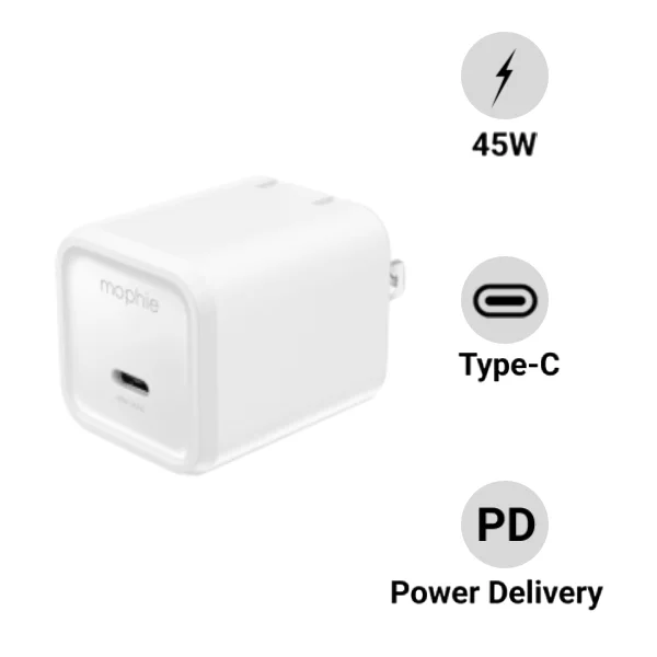 Mophie 45W Charger PD PPS GaN