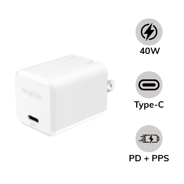 Mophie 40W Charger PD PPS GaN