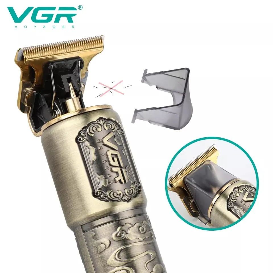 VGR V-073 Professional Hair Trimmer With LED Display