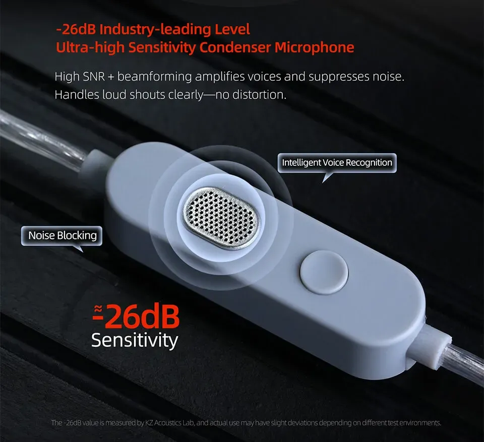 KZ T8 8 Level Tuning Silver Plated Upgrade Cable