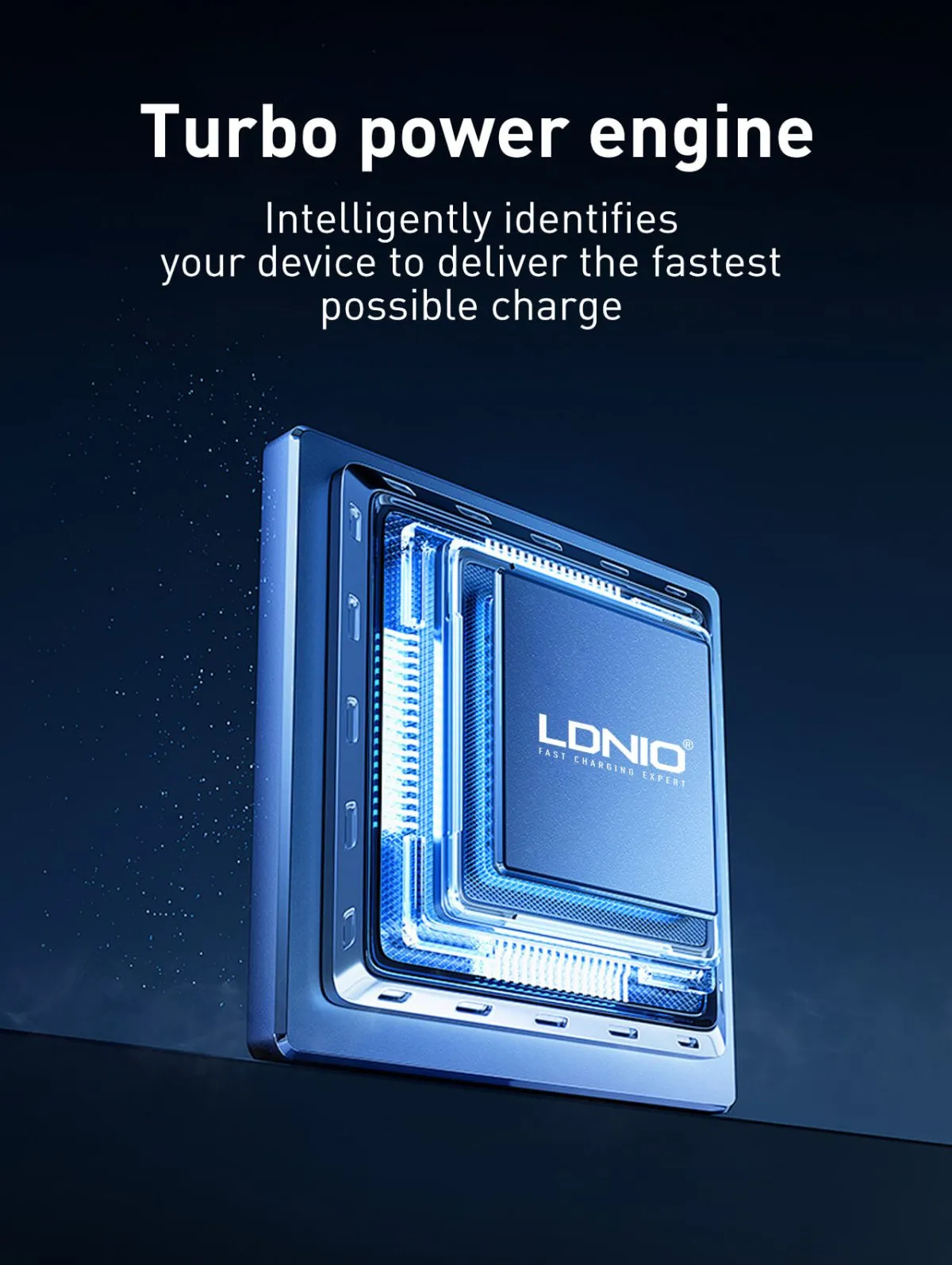 LDNIO WL02 5 IN 1 Desktop Wireless Charging Station