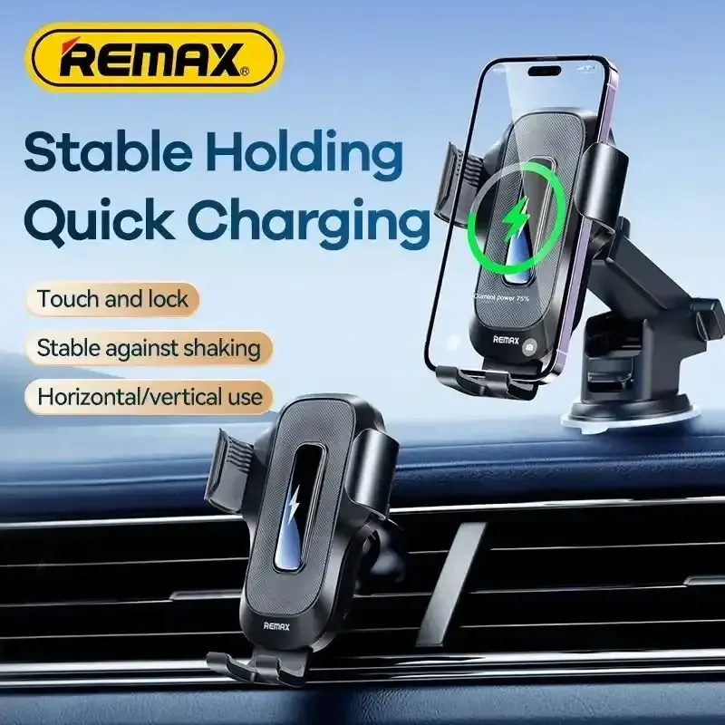 REMAX RM C31 Smart Wireless Charging Car Holder (15W)