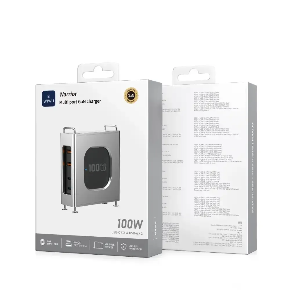 WiWU Wi G013 100W Warrior Multi port GaN Charger