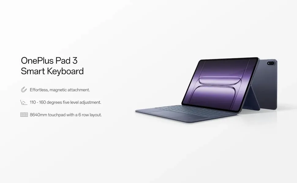 OnePlus Pad 3 Smart Keyboard with Touchpad