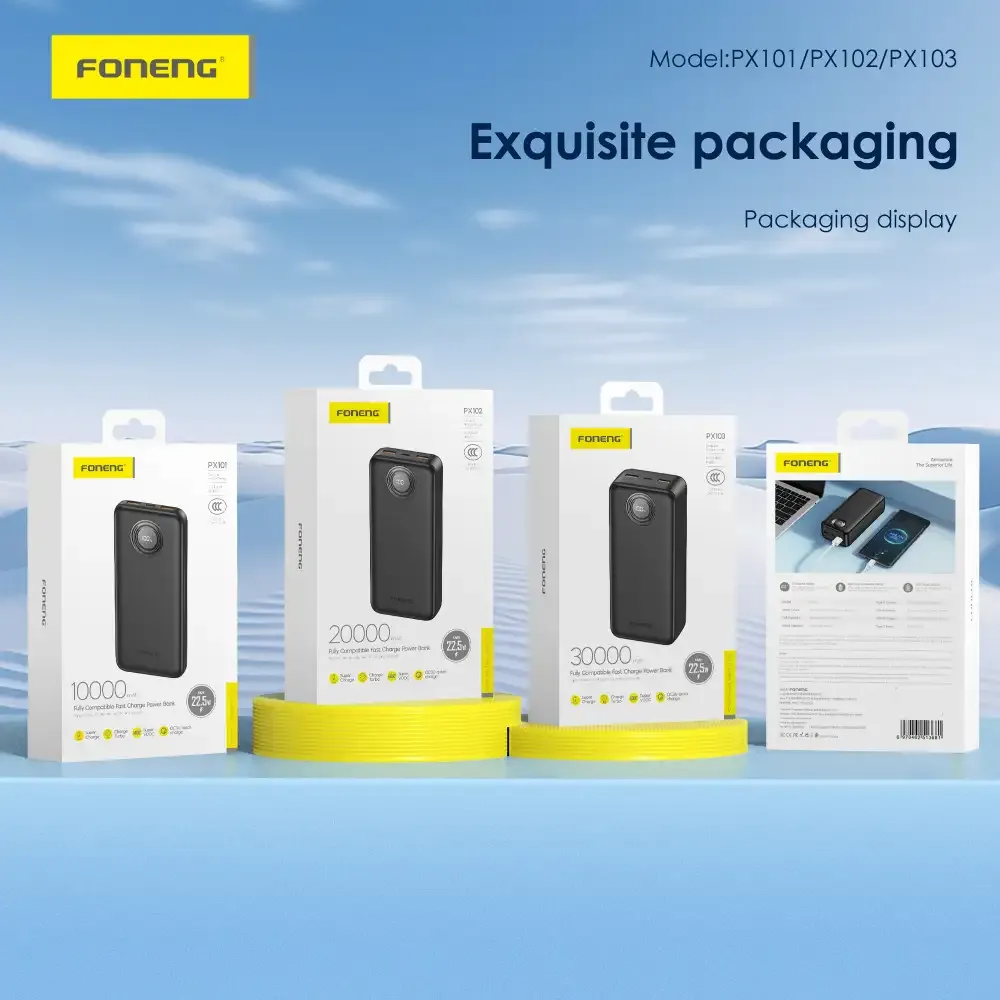 Foneng PX101 10000mAh 22.5W Power Bank