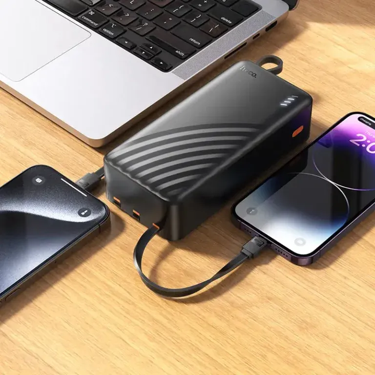 Hoco J146B Night Tide 30000mAh Power Bank with 4 Cables