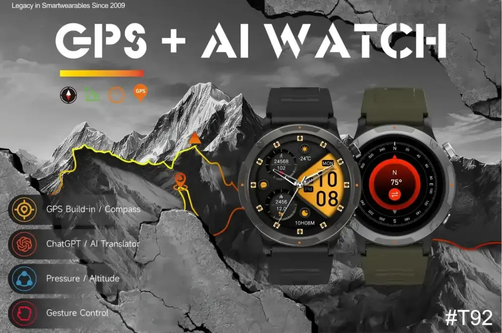 KFI GTR Rugged GPS Smart Watch