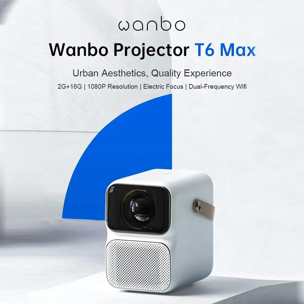 Xiaomi Wanbo T6 Max 650 Lumens Smart Android Portable LED Projector