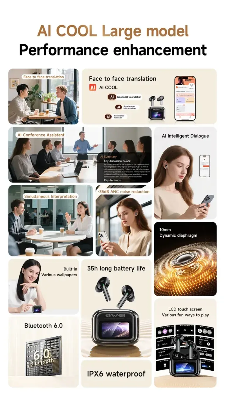Awei TP29 ANC Wireless Earbuds