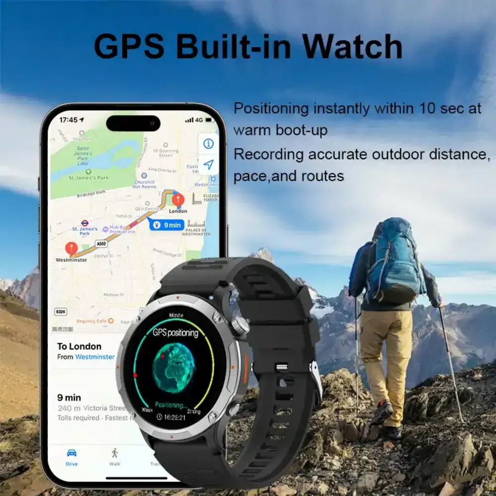 KFI GTR Rugged GPS Smart Watch