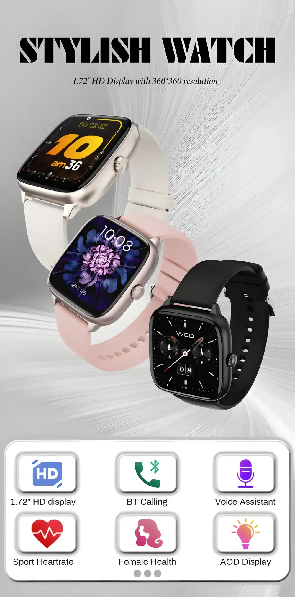 KFI W6 Lite Ladies Smart Watch