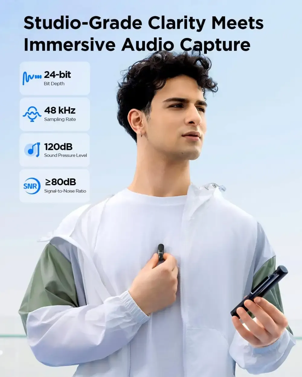 Boya Magic 03 AI Powered Transformable Wireless Microphone