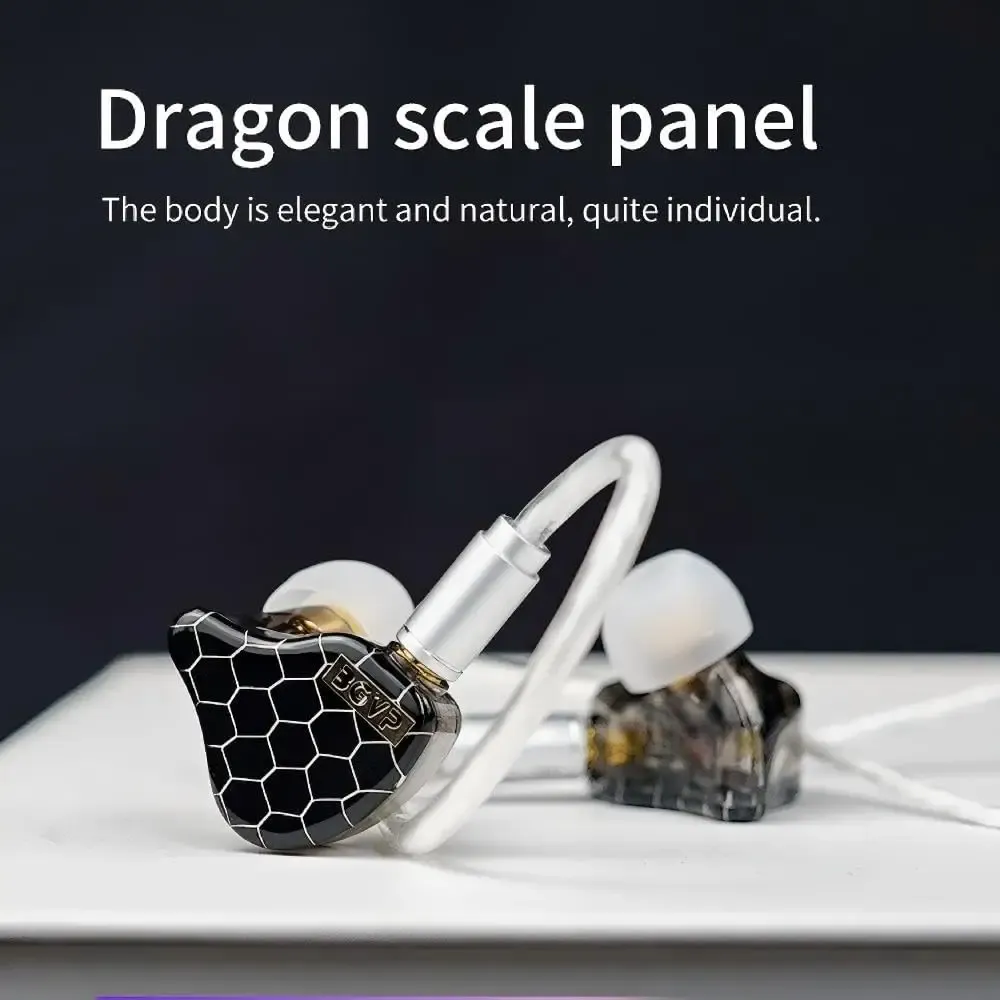BGVP Scale Pro 1DD+1BA Hybrid Driver IEM Earphones