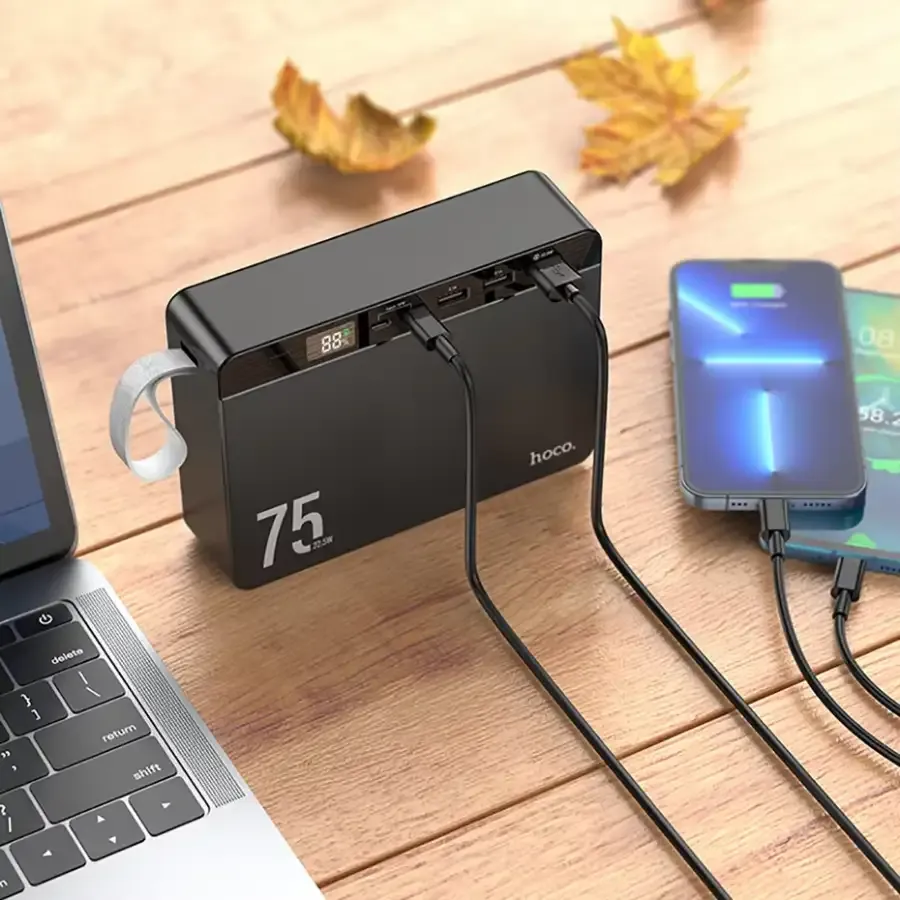 Hoco J94 Power Bank 75000mAh with LED Digital Display