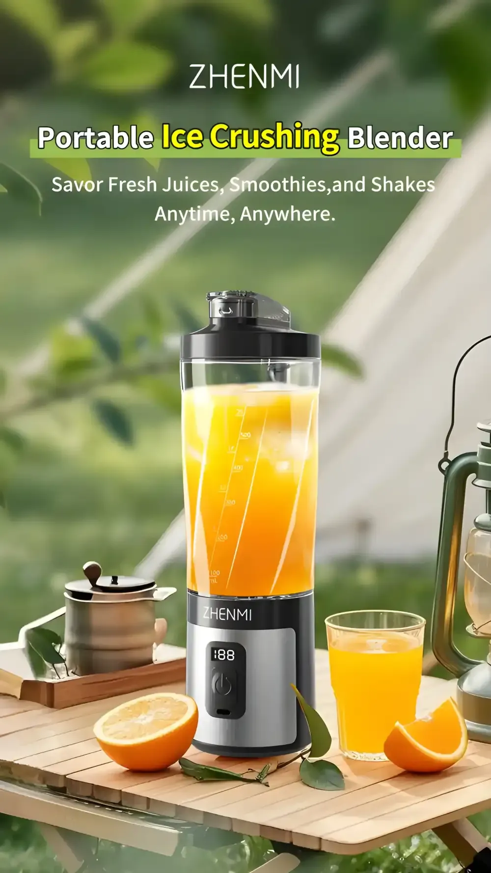 Zhenmi ZMGZJ17 Portable Ice-Crushing Blender