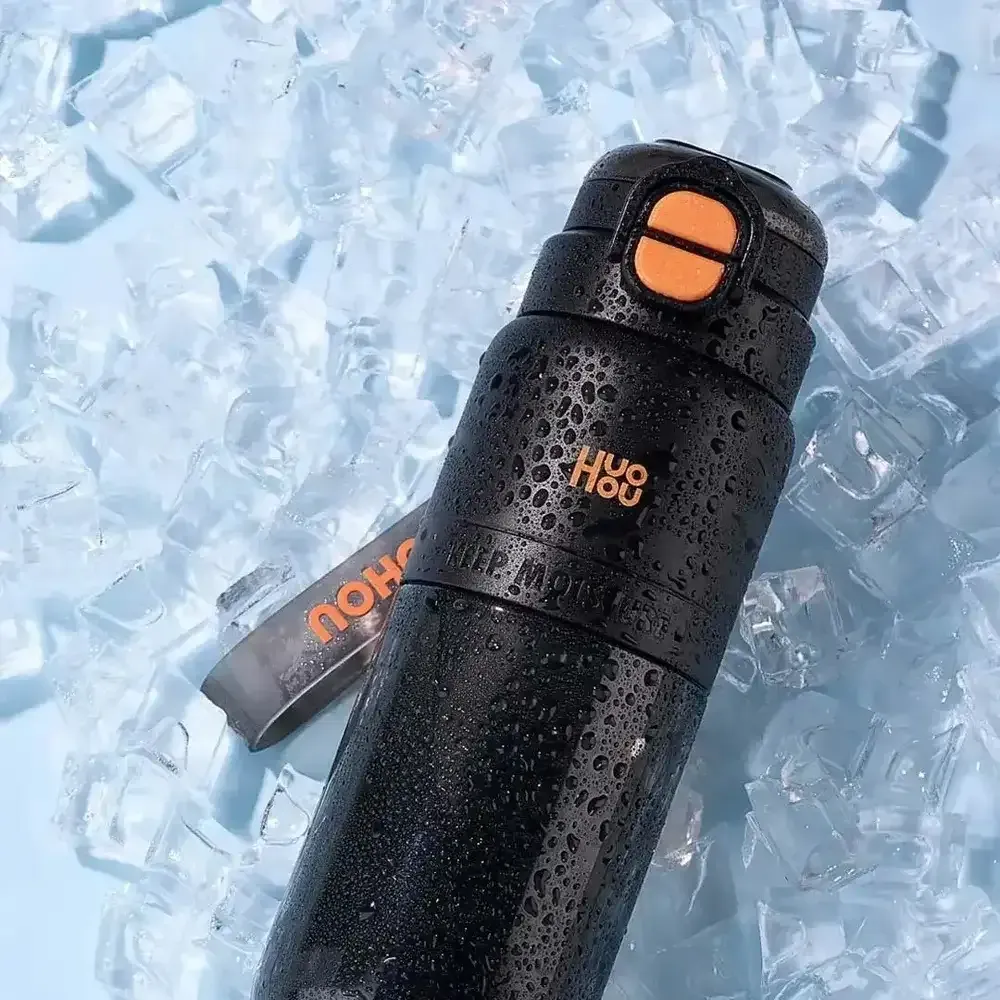 Huohou 750mL Motivational Water Bottle