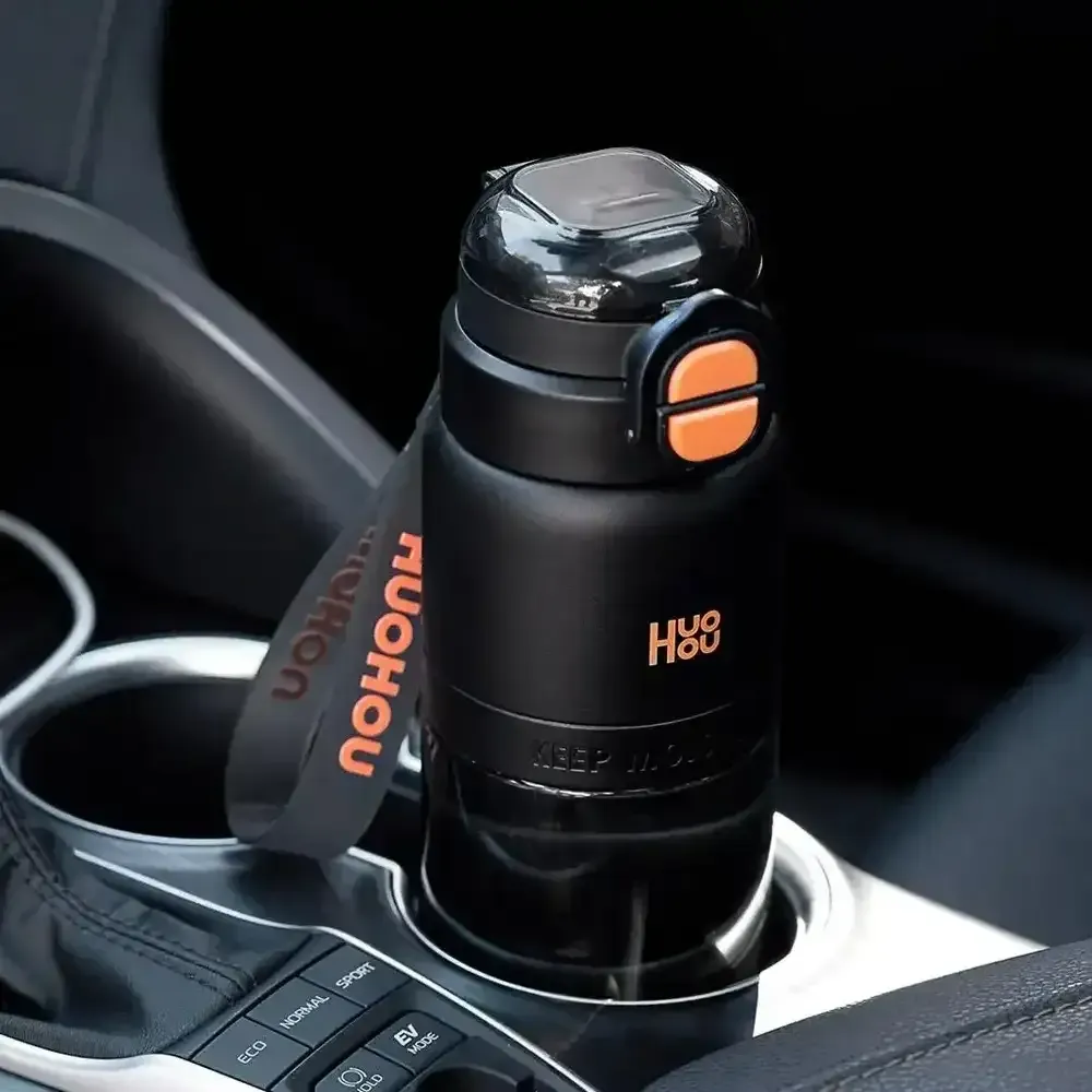 Huohou 750mL Motivational Water Bottle