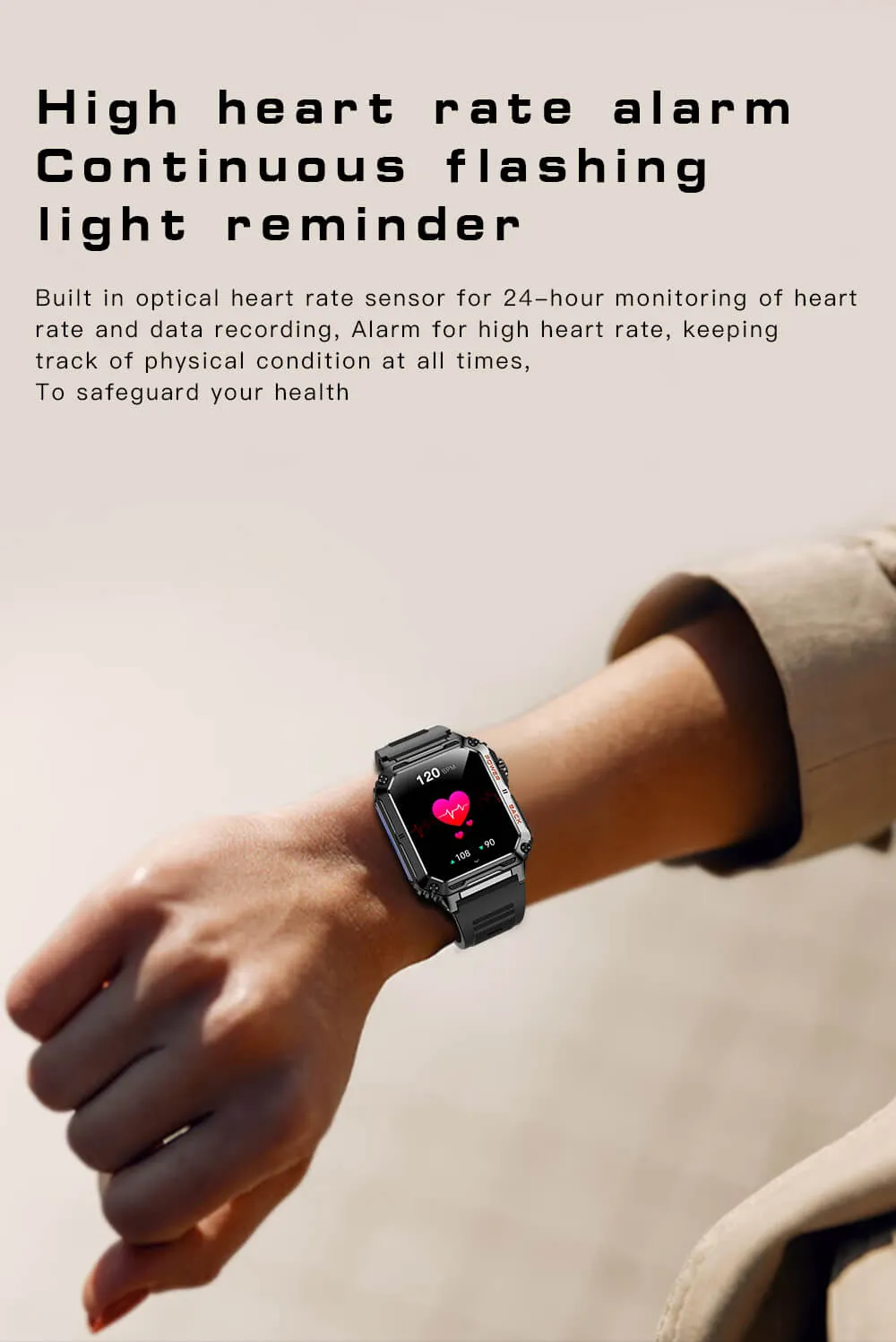 Valdus VD38 Outdoor LED Smartwatch