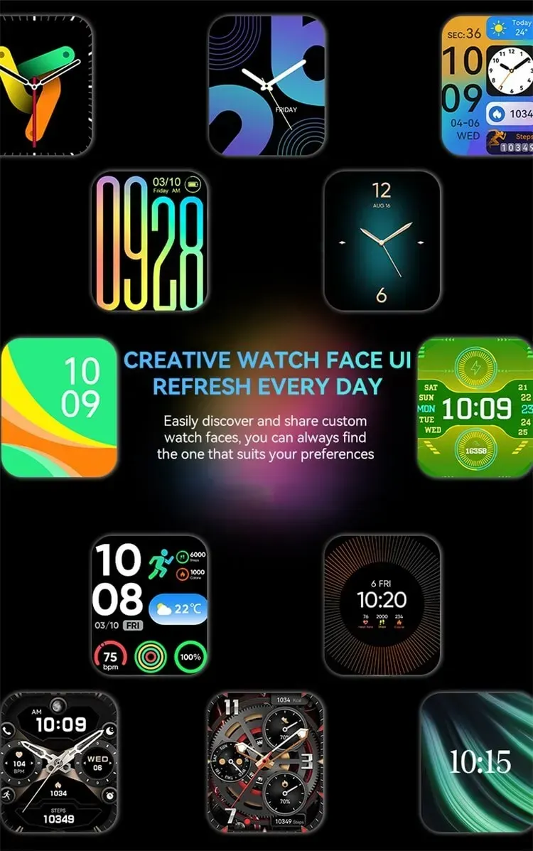 Valdus VS13 1.75″ TFT Fitness Tracker