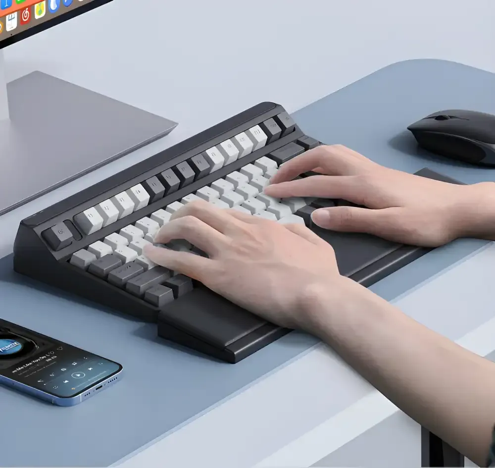 Hagibis Keyboard Wrist Rest Pad Ergonomic Soft with Storage Box