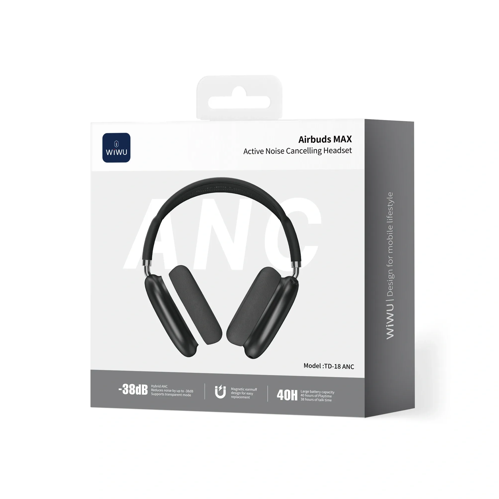 WiWU Airbuds MAX Headset TD-18 ANC