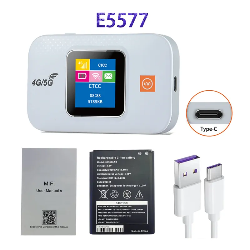 4G/5G LTE WIFI E5577 Portable Pocket Router