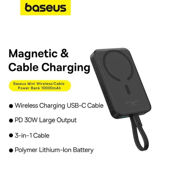 Baseus Magnetic Mini 30W Wireless Power Bank