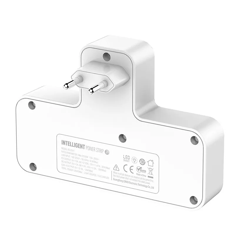 LDNIO SC2311 20W 3-Port USB Power Socket
