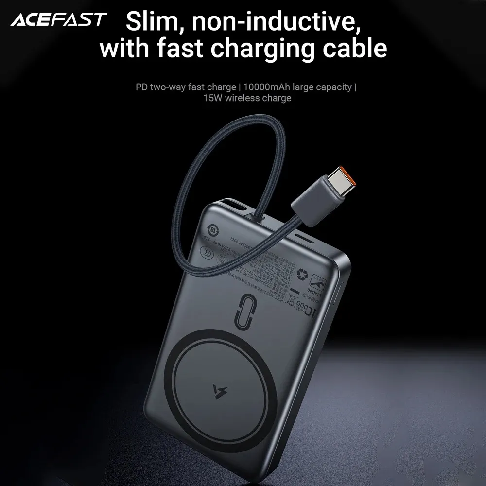 ACEFAST M18 PD22.5W 10000mAh Wireless Power Bank