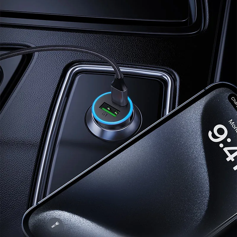 ACEFAST B15 65W Dual-Port Metal Car Charger