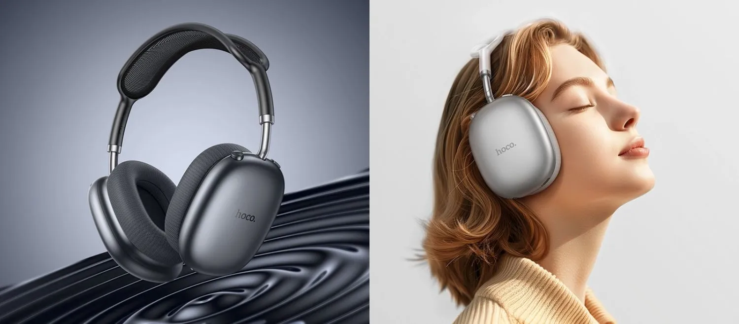 Hoco W55 Plus Extra ANC Wireless Over-Ear Headphone