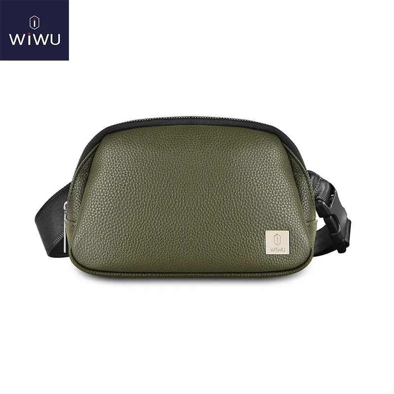WIWU LULU Unisex PU Leather Crossbody Bag