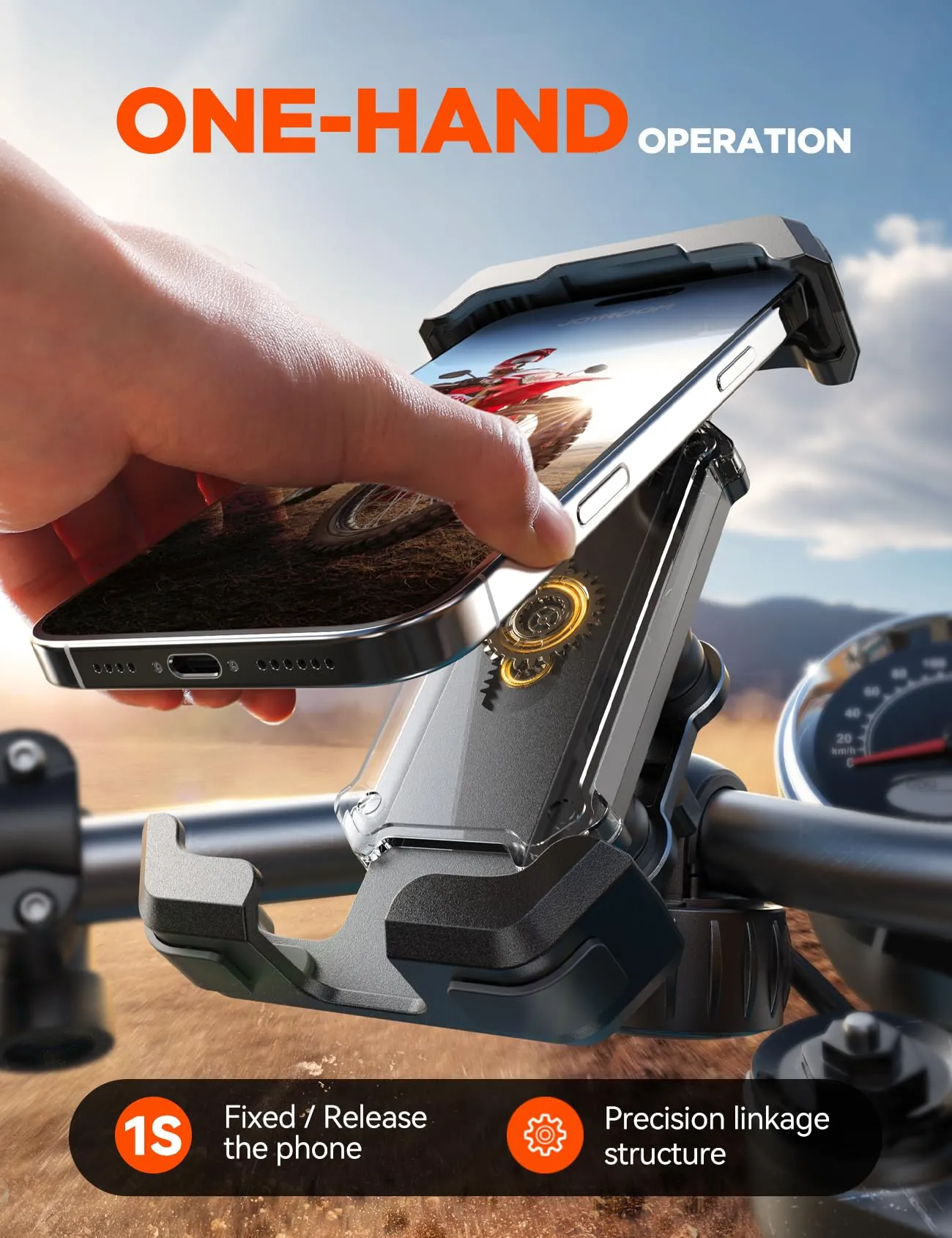 Joyroom JR-ZS428 Shockproof Bike Phone Mount