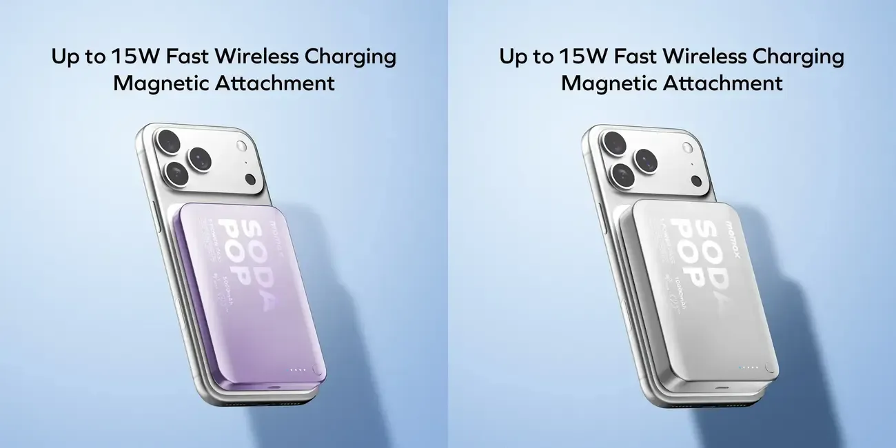 Momax 1-Power Pass Soda Pop Magnetic Wireless Power Bank